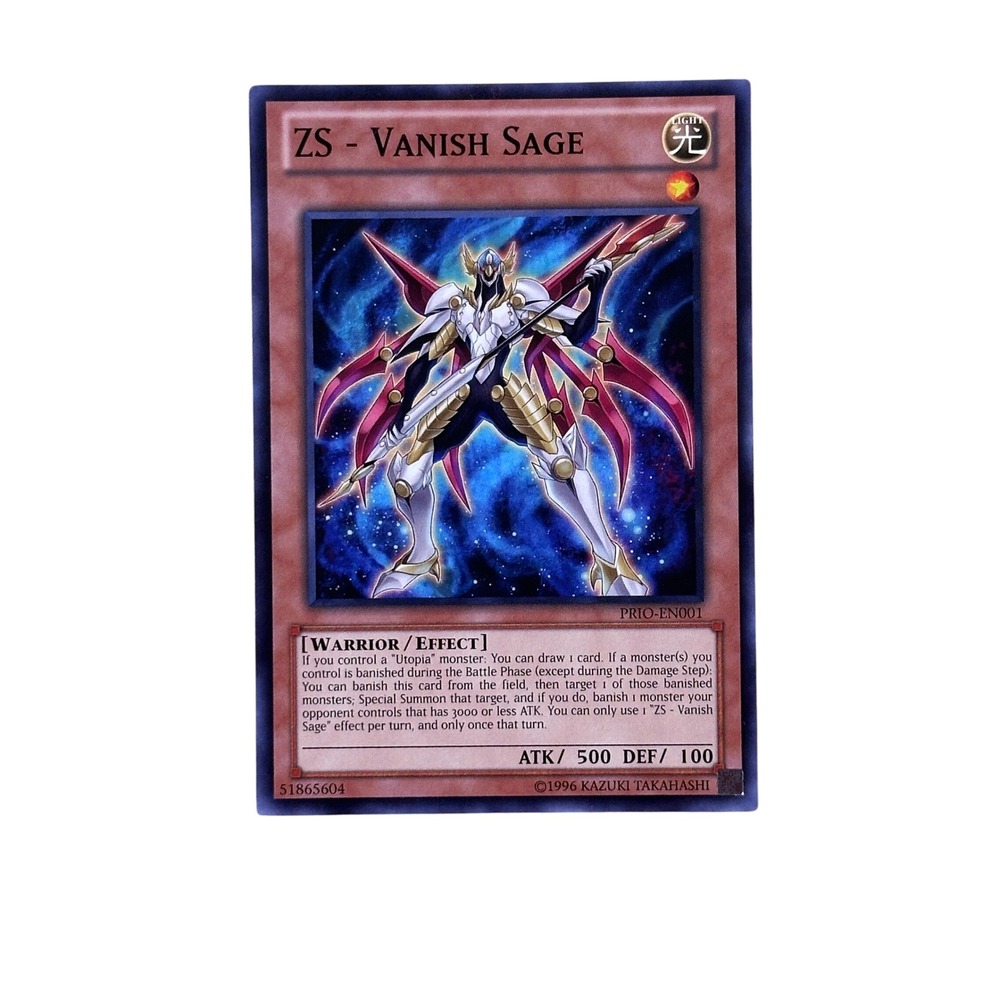 Yu-Gi-Oh!‎ Trading Card Game ZS - Vanish Sage PRIO-EN901 Super Rare
